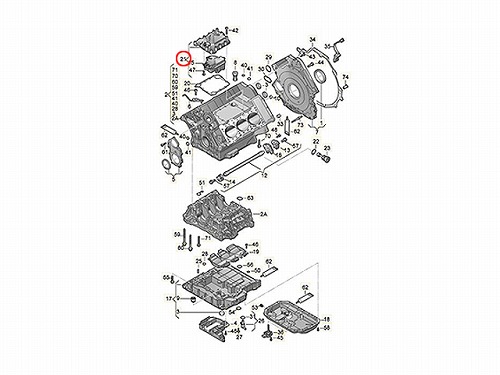 オイルセパレーター AUDI(アウディ) [06E103547R]