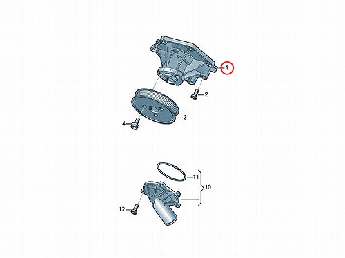 ウォーターポンプ VW(フォルクスワーゲン) [06E121018D]