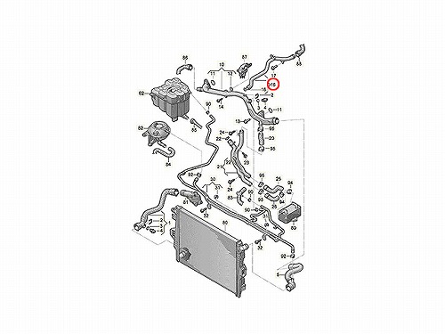 ウォーターホース AUDI(アウディ) [06E121065N]