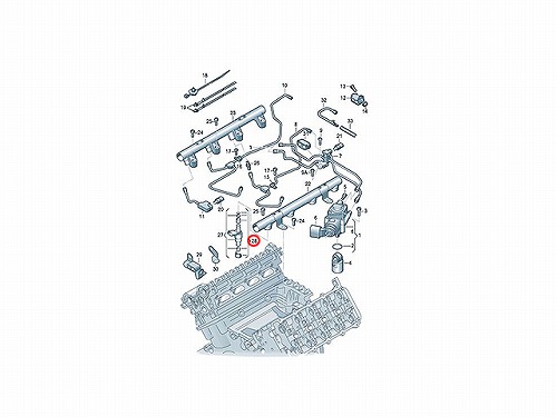 インジェクターOリングキット(リペアキット) VW(フォルクスワーゲン) [06E998907G]