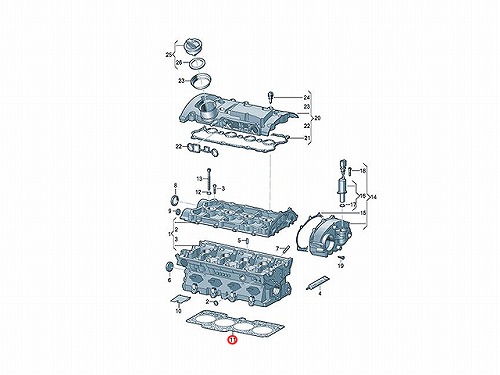 シリンダーヘッドガスケット VW(フォルクスワーゲン) [06F103383J]