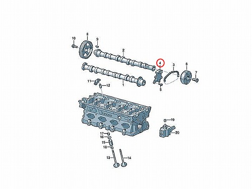 タイミングチェーンテンショナー VW(フォルクスワーゲン) [06F109217A]