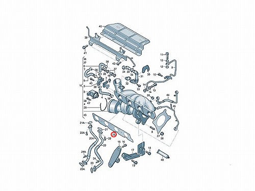 エキゾーストマニホールドガスケット VW(フォルクスワーゲン) [06F253039F]