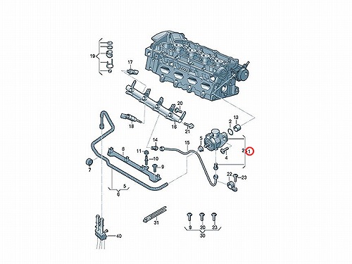 高圧ポンプ ハイプレッシャーポンプ VW(フォルクスワーゲン) [06H127025M]