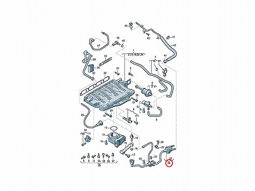 純正 パージバルブ AUDI(アウディ) [06H133781CC]