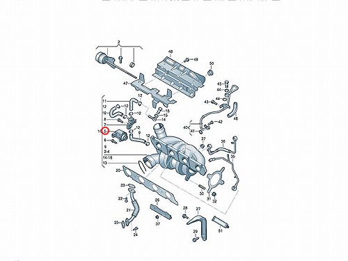 ディバーターバルブ(リサーキュレーションバルブ) AUDI(アウディ) [06H145710C]