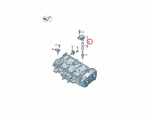 イグニッションコイル VW(フォルクスワーゲン) [06H905110P]