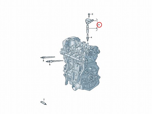 イグニッションコイル AUDI(アウディ) [06J905110K]