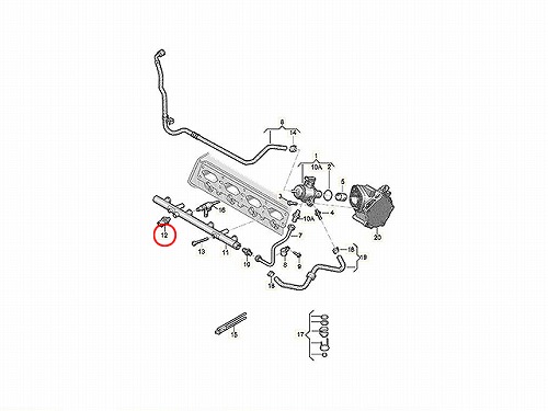 フューエルプレッシャーセンサー AUDI(アウディ) [06J906054J]
