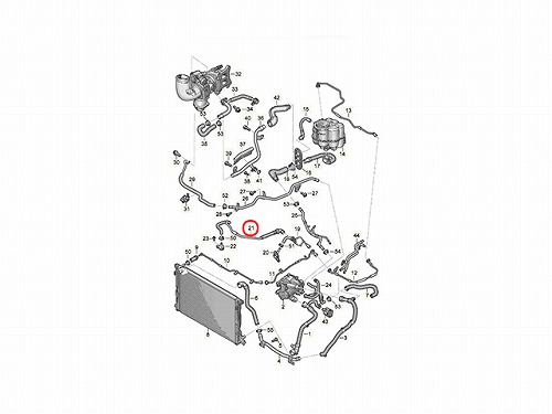 純正 ブローバイホース(ブリーザーホース) AUDI(アウディ) [06L121081K]