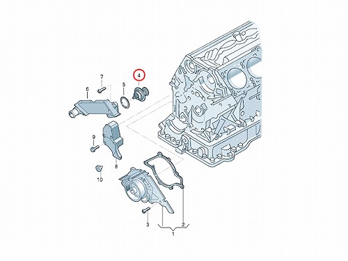 サーモスタット VW(フォルクスワーゲン) [077121113D]