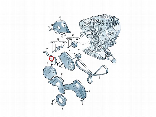タイミングベルトテンショナーダンパー AUDI(アウディ) [078109479E]