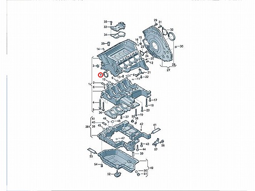 クランクシール(シャフトオイルシール) VW(フォルクスワーゲン) [079103051G]