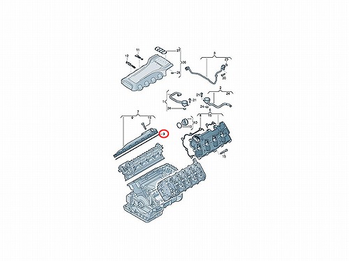 タペットカバーガスケット 右側 VW(フォルクスワーゲン) [079103484C]