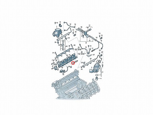 インテークマニホールドガスケット(インマニガスケット) AUDI(アウディ) [079129717B]