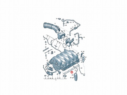 インテークマニホールドガスケット(インマニガスケット) VW(フォルクスワーゲン) [079133074B]