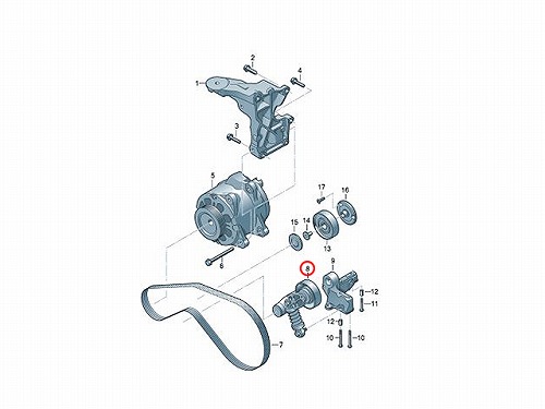 ベルトテンショナー AUDI(アウディ) [079903133AL]