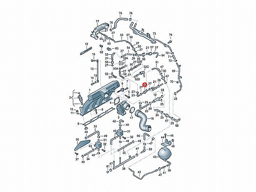 チェックバルブ(ワンウェイバルブ) VW(フォルクスワーゲン) [07C133529A]