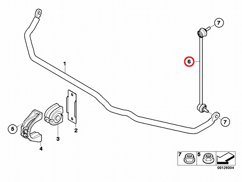 スタビリンクロッド フロント 左右セット BMW [31306781545-S]