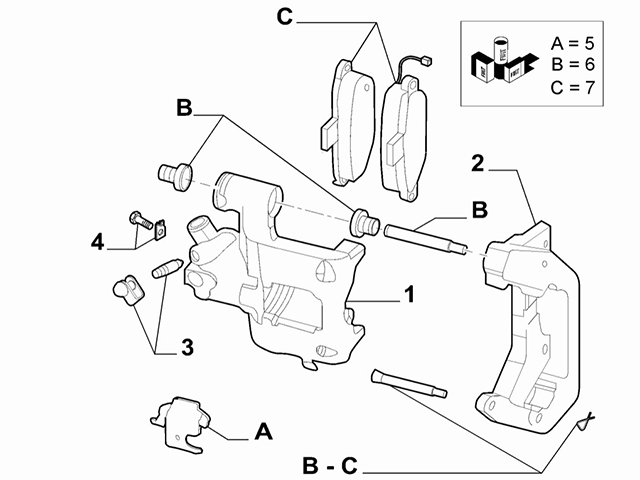 ブレーキパッド(ディスクパッド) フロント METELLI製 FIAT(フィアット) [2202744]
