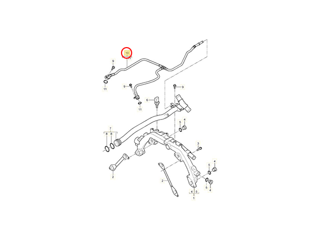 ブリーザーホース Porsche(ポルシェ) [94810602604]