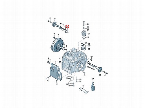デフサイドシール フロント VW(フォルクスワーゲン) [09A409399]