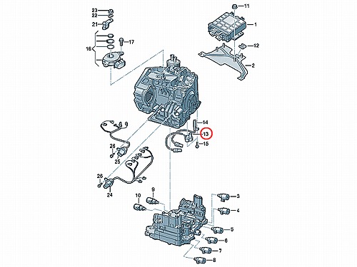 ATスピードセンサー G195 VW(フォルクスワーゲン) [09G927321B]
