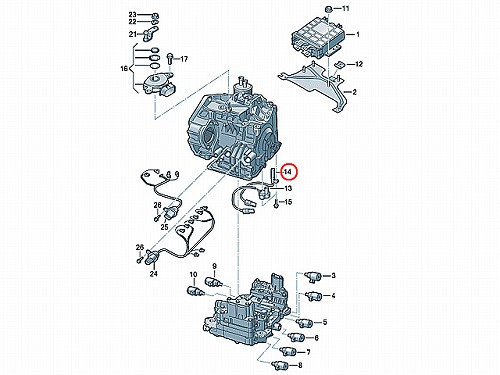 ATスピードセンサー G182 VW(フォルクスワーゲン) [09M927321B]