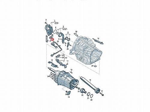 純正 オイルパイプ(オイルポンプパイプ) AUDI(アウディ) [0B5315105TA]