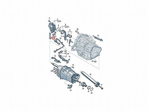 純正 オイルパイプ(オイルポンプパイプ) AUDI(アウディ) [0B5315105TC]