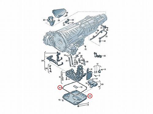 ATオイルフィルター&オイルパンガスケット AUDI(アウディ) [0B5325429E-S]
