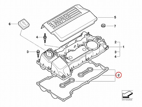 タペットカバーガスケット BMW [11120031987]