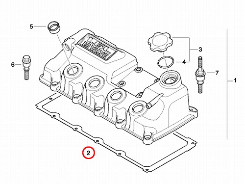 タペットカバーガスケット MINI(ミニ) [11121485838]