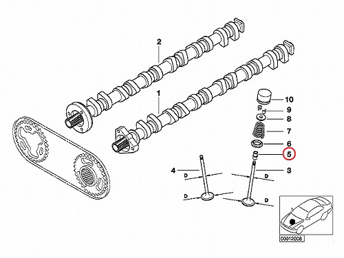 純正 バルブステムシールキット BMW [11349064457]