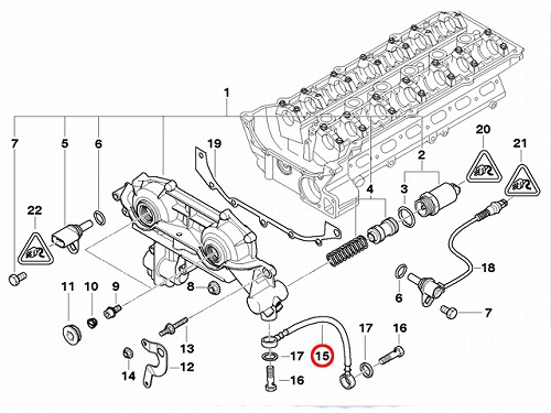 純正 オイルホース BMW [11361705532]