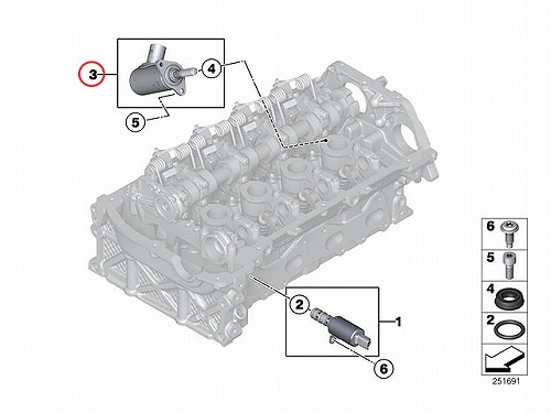 純正 VANOS VVTモーター(アクチュエーター) MINI(ミニ) [11377591588]