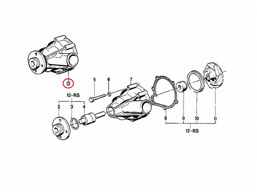 ウォーターポンプ BMW [11519070761]