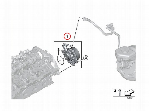バキュームポンプ BMW [11667625260]