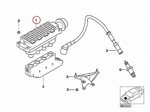イグニッションコイル BMW [12131247281]