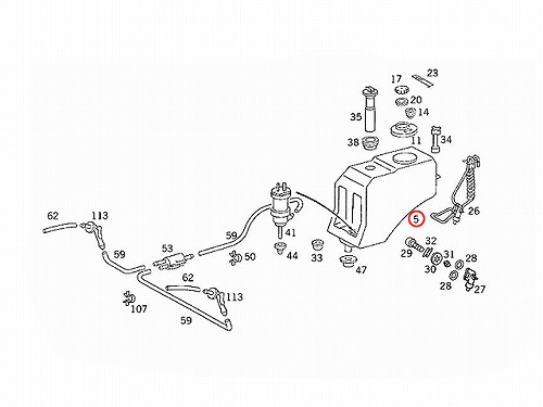 ウォッシャータンク メルセデスベンツ [1248690720]