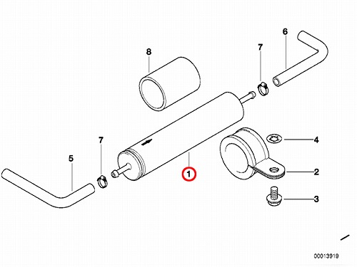 燃料フィルター(フューエルフィルター) BMW [13321740985]