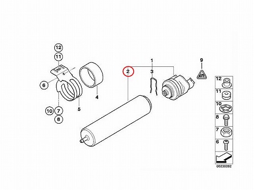 燃料フィルター(フューエルフィルター) BMW [13327811227]