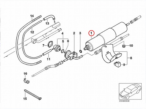 燃料フィルター(フューエルフィルター) BMW [13327831089]