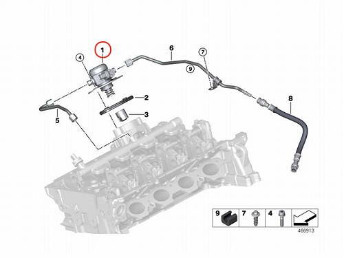 高圧ポンプ ハイプレッシャーポンプ BMW [13517642466]
