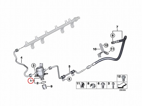 高圧ポンプ ハイプレッシャーポンプ BMW [13518604231]