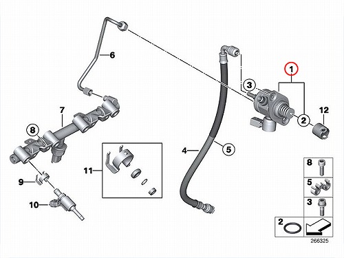 高圧ポンプ ハイプレッシャーポンプ BMW [13518605103]