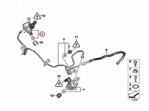 高圧ポンプ ハイプレッシャーポンプ BMW [13537547603]