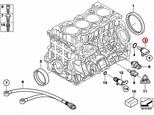 クランク角センサー(クランクポジションセンサー) BMW [13627548994]