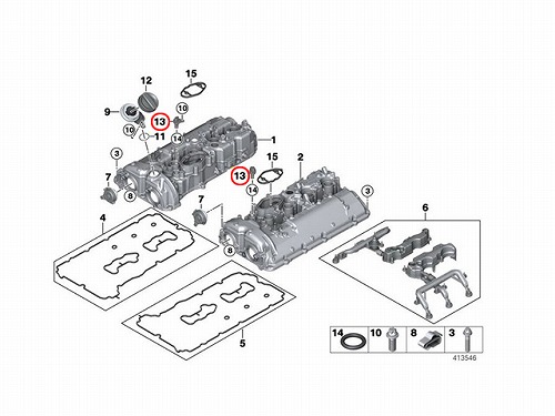 カム角センサー(カムポジションセンサー) BMW [13628697982]