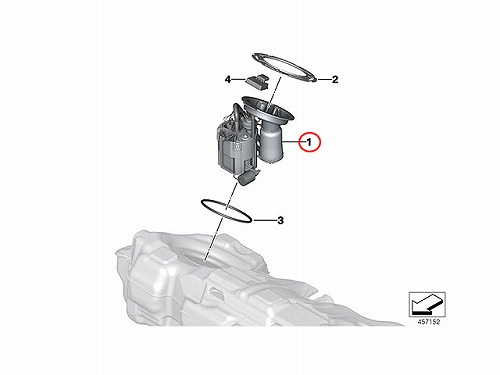 燃料ポンプ(フューエルポンプ) BMW [16117325137]